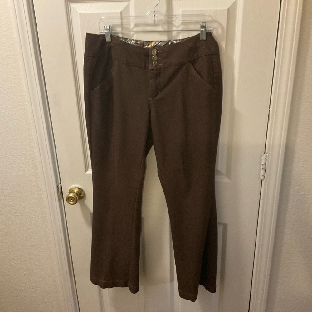 Brown Flared Pants - image 1
